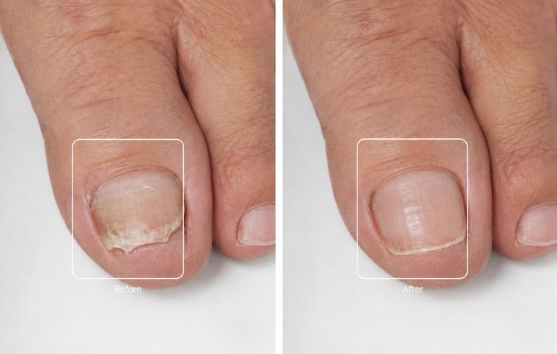 Before and after result